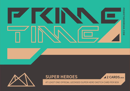 2022 Primetime Super Heroes Sketch Card Edition 2 Cards Per Box